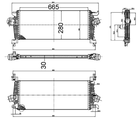 Mahle Original Interkoeler CI 515 000S