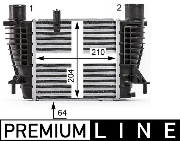 Mahle Original Interkoeler CI 533 000P