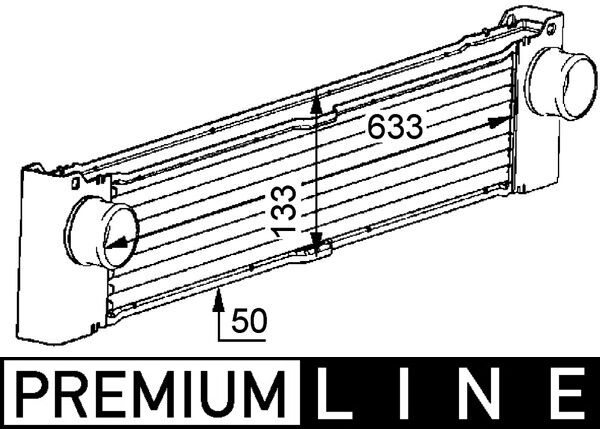 Mahle Original Interkoeler CI 81 000P