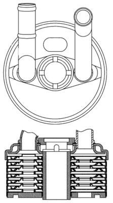 Mahle Original Oliekoeler motorolie CLC 184 000S