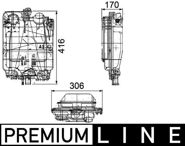 Mahle Original Expansievat CRT 102 000P