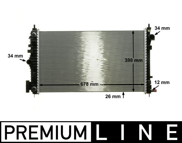 Mahle Original Radiateur CR 1101 000P