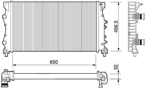 Mahle Original Radiateur CR 1110 000P