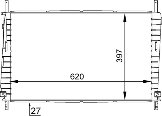 Mahle Original Radiateur CR 1141 000S