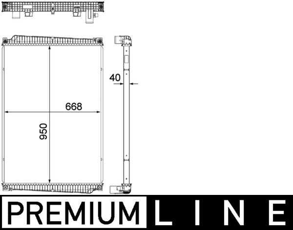 Mahle Original Radiateur CR 1149 000P