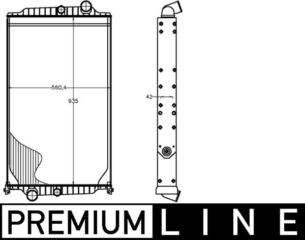 Mahle Original Radiateur CR 1227 000P