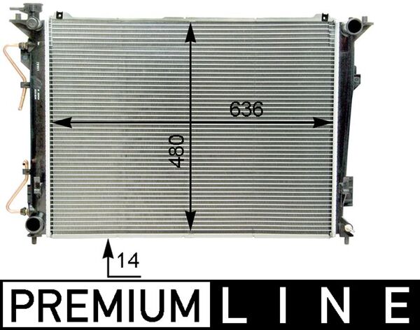 Mahle Original Radiateur CR 1338 000P