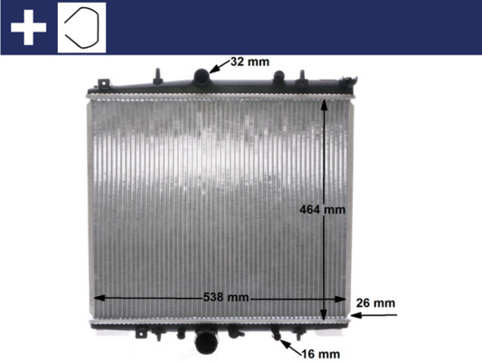 Mahle Original Radiateur CR 1435 000S