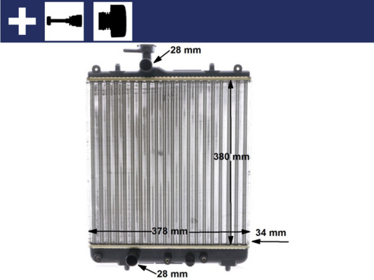 Mahle Original Radiateur CR 1514 000S