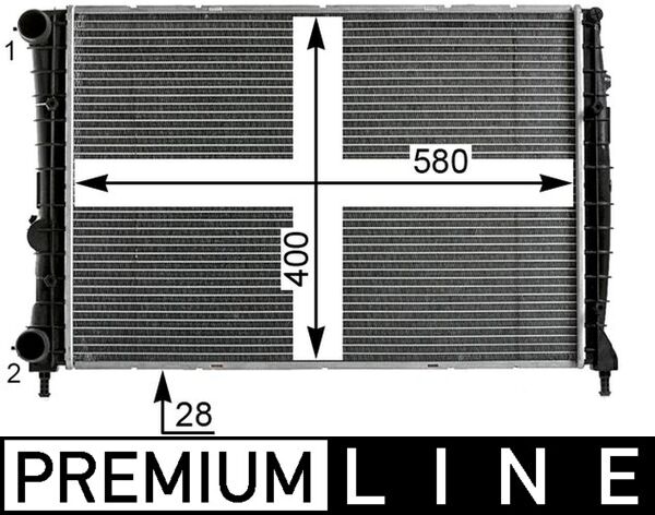 Mahle Original Radiateur CR 1984 000P