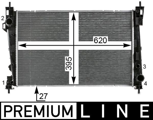 Mahle Original Radiateur CR 1986 000P