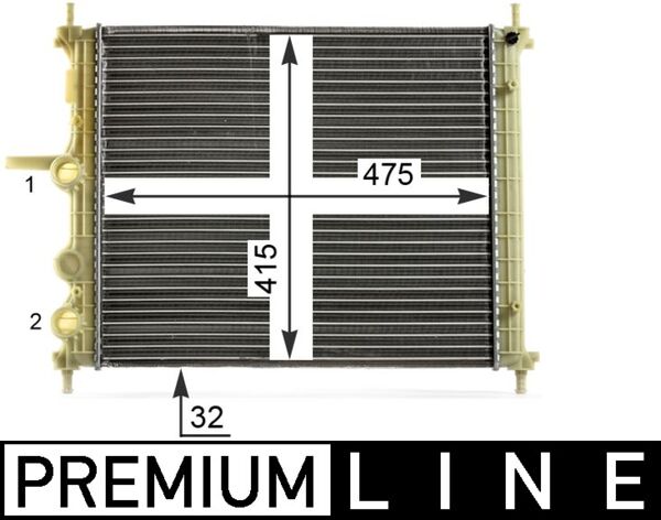 Mahle Original Radiateur CR 1998 000P