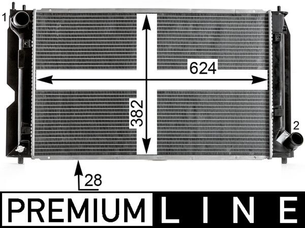 Mahle Original Radiateur CR 2016 000P