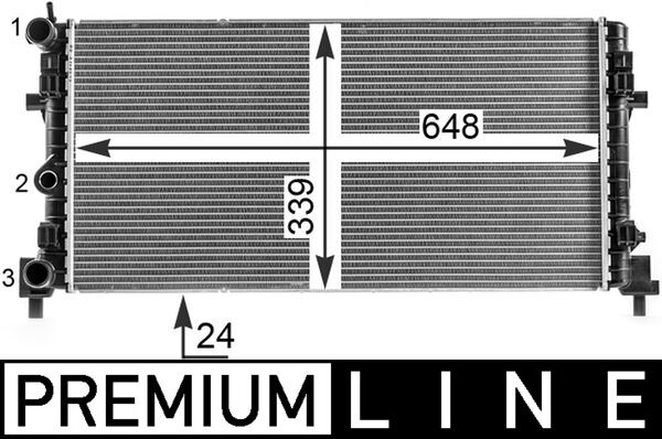 Mahle Original Radiateur CR 2082 000P