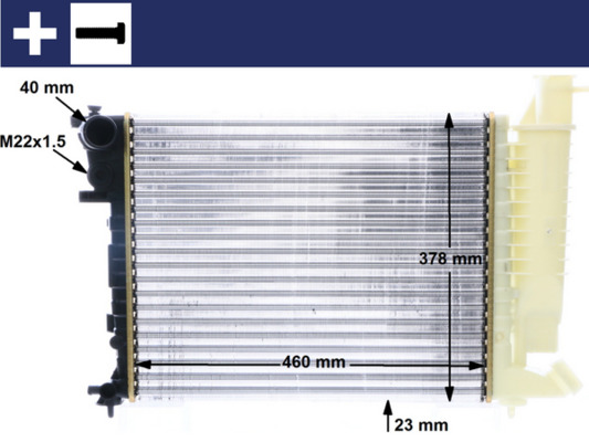 Mahle Original Radiateur CR 2205 000S