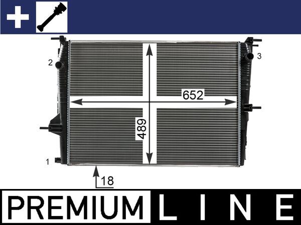 Mahle Original Radiateur CR 23 000P