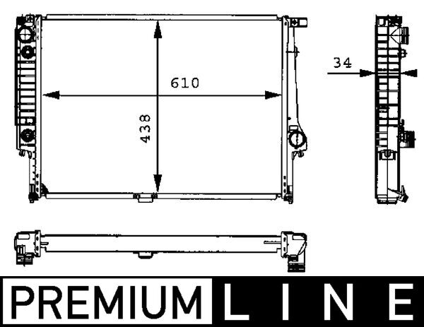 Mahle Original Radiateur CR 326 000P