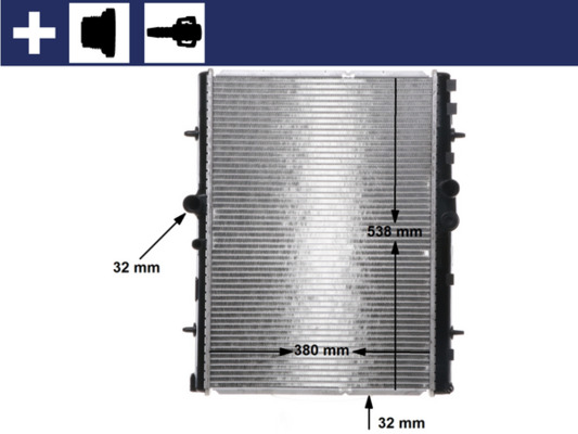 Mahle Original Radiateur CR 32 000S