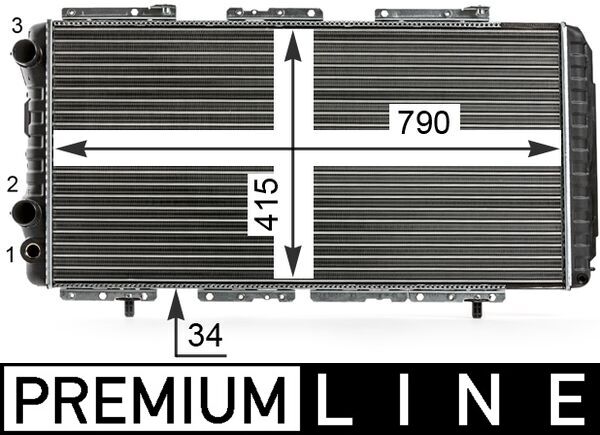 Mahle Original Radiateur CR 34 000P