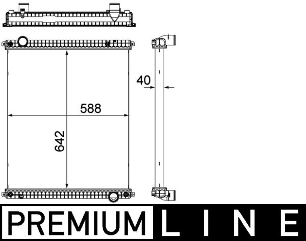 Mahle Original Radiateur CR 380 000P