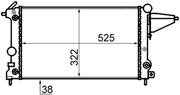 Mahle Original Radiateur CR 432 000S