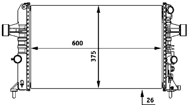 Mahle Original Radiateur CR 531 000S