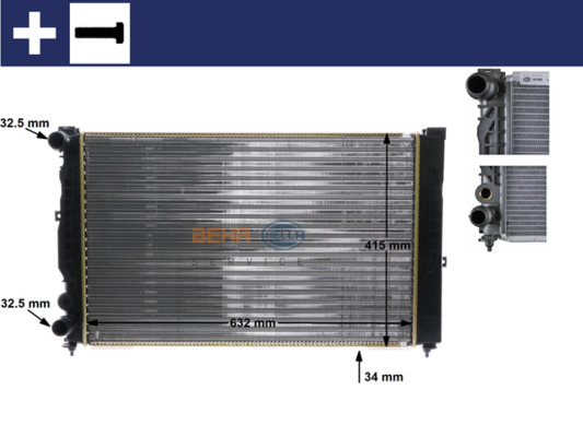 Mahle Original Radiateur CR 647 000S