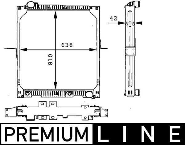 Mahle Original Radiateur CR 664 000P