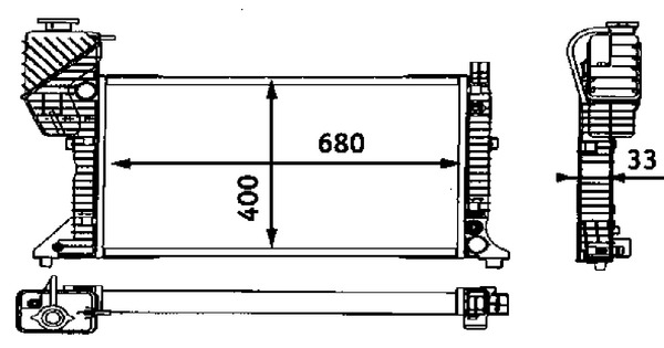 Mahle Original Radiateur CR 667 000S