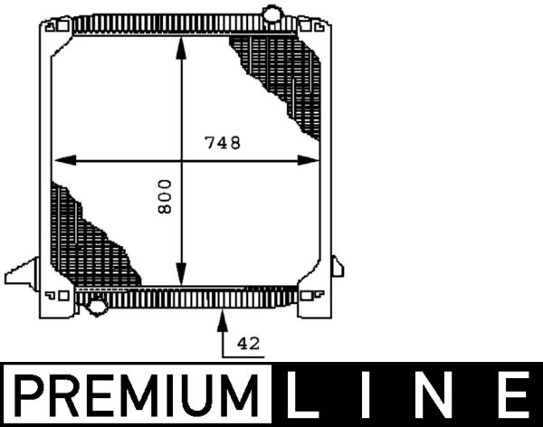 Mahle Original Radiateur CR 693 000P