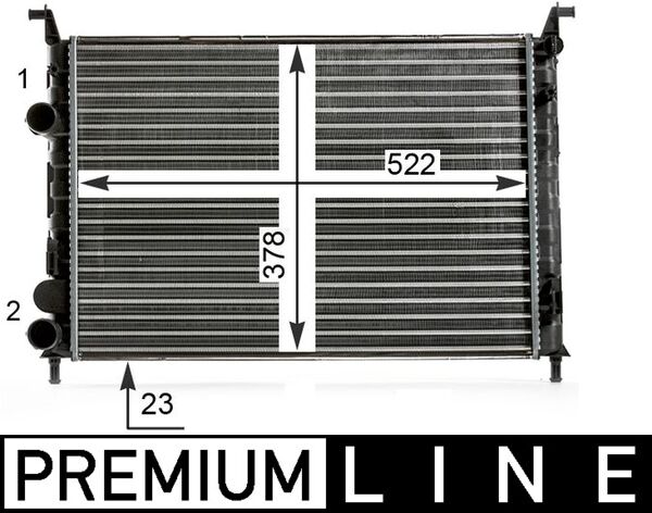 Mahle Original Radiateur CR 7 000P