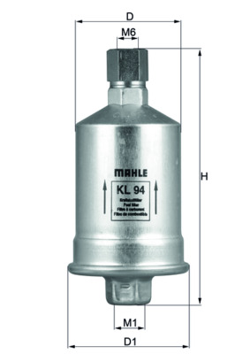 Mahle Original Brandstoffilter KL 94