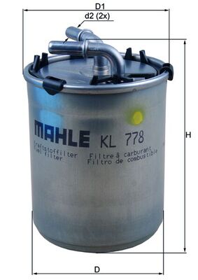 Mahle Original Brandstoffilter KL 778