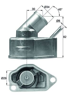 Mahle Original Thermostaat TI 10 92