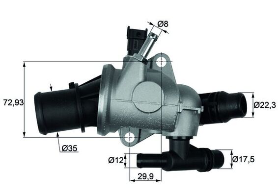 Mahle Original Thermostaat TI 152 88