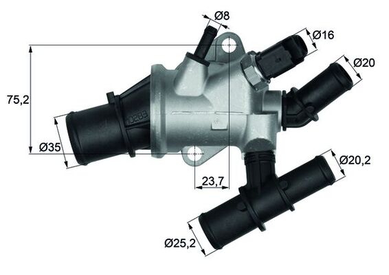 Mahle Original Thermostaat TI 162 88