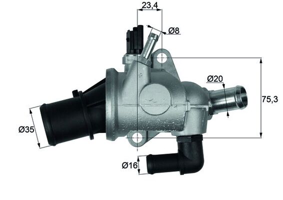 Mahle Original Thermostaat TI 174 88