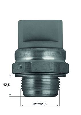 Mahle Original Temperatuurschakelaar TSW 11