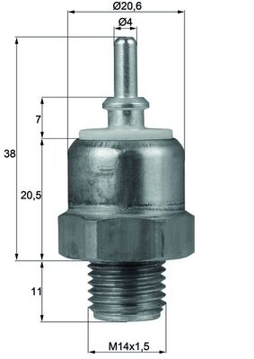 Mahle Original Temperatuurschakelaar TSW 45