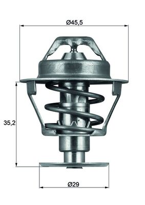 Mahle Original Thermostaat TX 81 89D