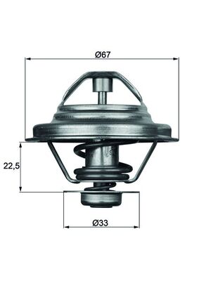 Mahle Original Thermostaat TX 24 87D