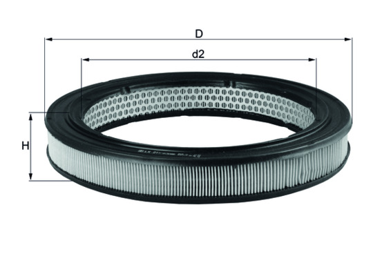 Mahle Original Luchtfilter LX 210