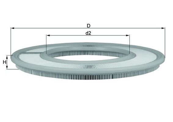 Mahle Original Luchtfilter LX 91