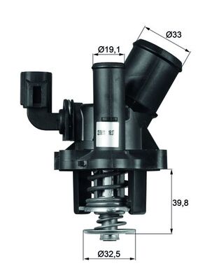 Mahle Original Thermostaat TM 17 98 S