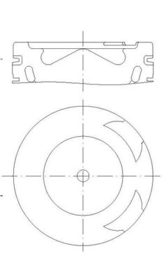 Mahle Original Zuiger 001 PI 00186 000