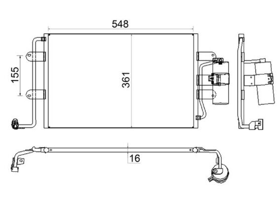 Mahle Original Airco condensor AC 228 001S