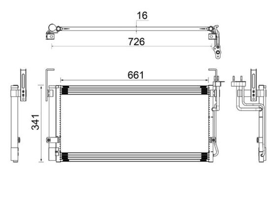 Mahle Original Airco condensor AC 263 000S