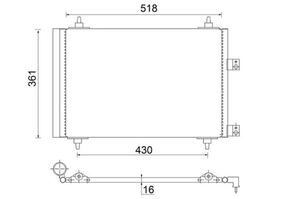 Mahle Original Airco condensor AC 314 000S