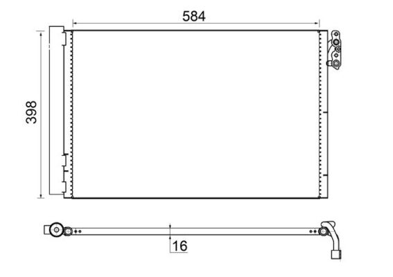 Mahle Original Airco condensor AC 413 001S