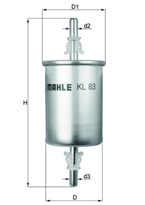 Mahle Original Brandstoffilter KL 83
